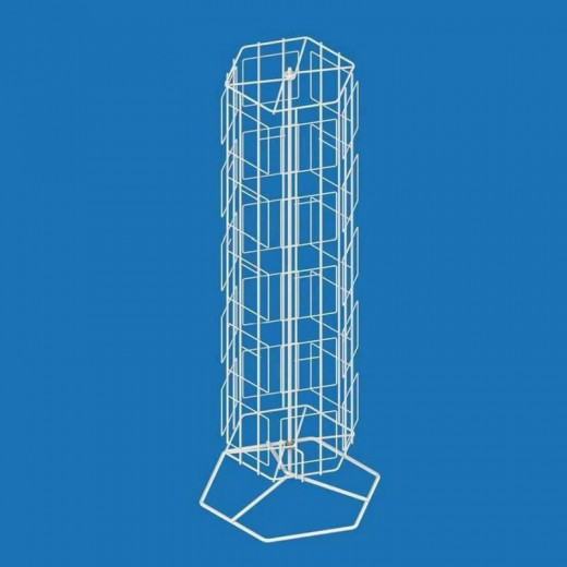 Стойка вращающаяся настольная 30 прижимных карманов