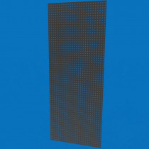 Перфорований лист для інструментів пофарбований 50х100, чорний