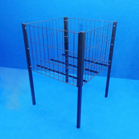 Акционная корзина 60х60 см. шаг-50 мм, черная