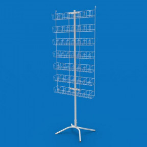 Стенд для семян 7 полок на 49 карманов