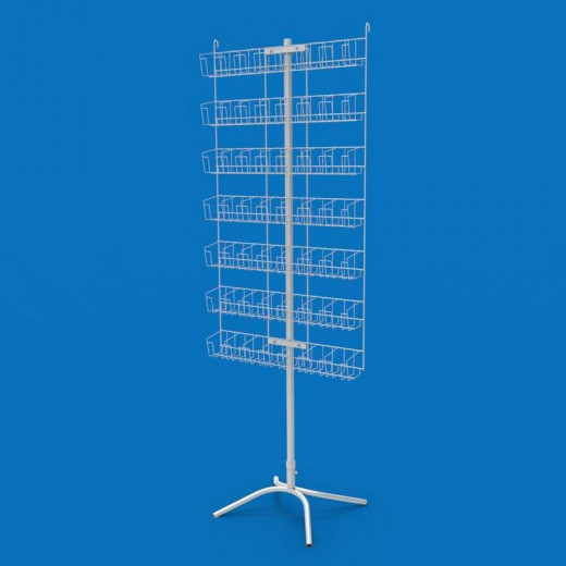 Стенд для семян 7 полок на 49 карманов