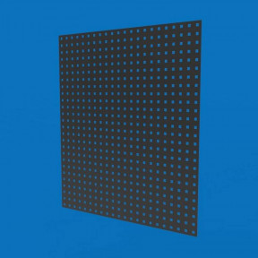 Перфорированный лист для инструментов 33x39 см, черный