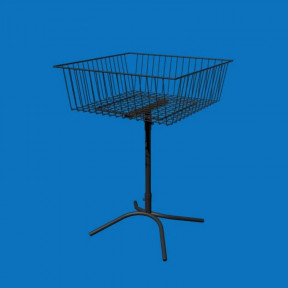 Распродажная корзина на ножке (КР-66), черная