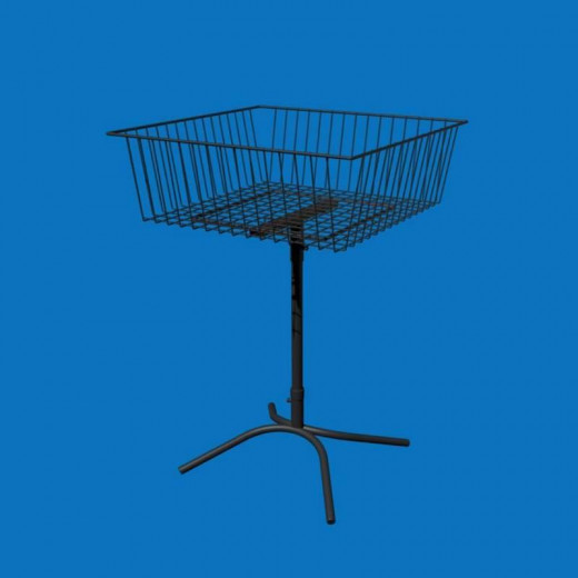 Распродажная корзина на ножке (КР-66), черная