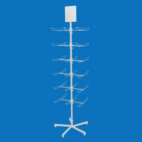 Торгова стійка під пакети з гачками