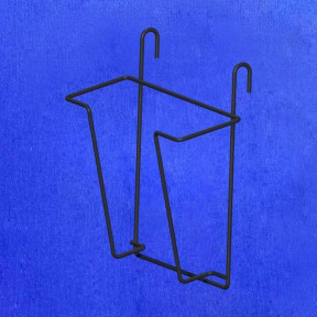 Карман под открытки А4 на сетку (КР-01), черный