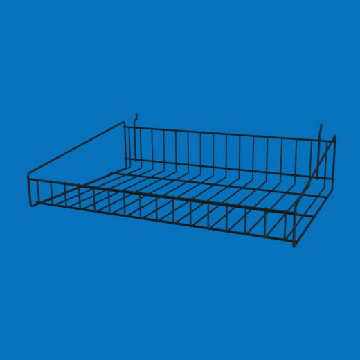 Корзина сетчатая для перфо стоек Брендовая 500х135, черная