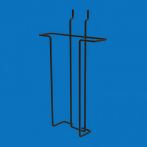 Карман под открытки А6 на перфорацию, черный