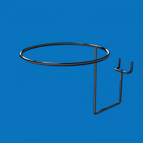 Кронштейн для шапок и кепок на перфорацию, черный