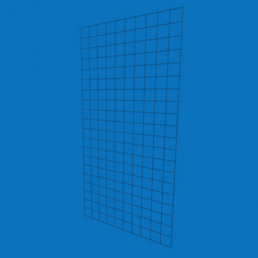 Сетка торговая 100х200 см (ячейка 100х100 мм, D2,5 мм), черная